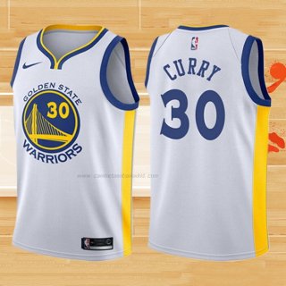 Camiseta Nino Golden State Warriors Stephen Curry NO 30 Blanco