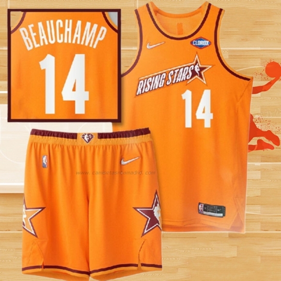 Camiseta 2022 Rising Star Marjon Beauchamp NO 14 Worthy Naranja