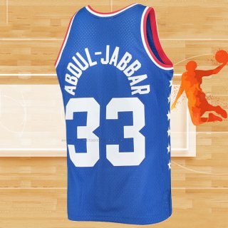 Camiseta All Star 1985 Kareem Abdul-Jabbar NO 33 Azul