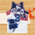 Camiseta All Star 2003 Allen Iverson NO 3 Mitchell & Ness Blanco