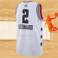 Camiseta All Star 2019 Toronto Raptors Kawhi Leonard NO 2 Blanco