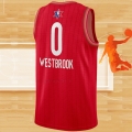 Camiseta All Star 2020 Houston Rockets Russell Westbrook NO 0 Rojo