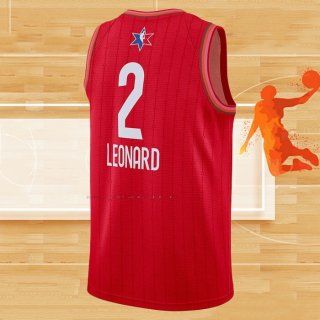 Camiseta All Star 2020 Los Angeles Clippers Kawhi Leonard NO 2 Rojo