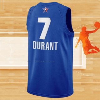 Camiseta All Star 2021 Brooklyn Nets Kevin Durant NO 7 Azul