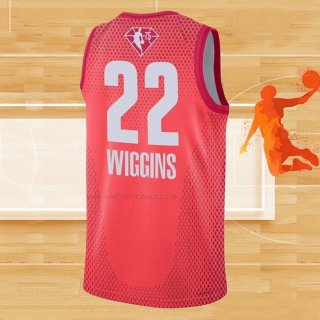 Camiseta All Star 2022 Golden State Warriors Andrew Wiggins NO 22 Granate