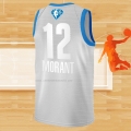 Camiseta All Star 2022 Memphis Grizzlies Ja Morant NO 12 Gris