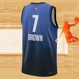 Camiseta All Star 2023 Boston Celtics Jaylen Brown NO 7 Azul