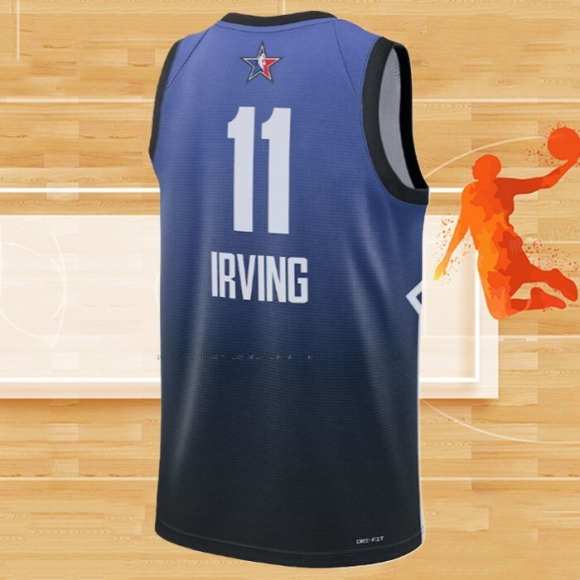 Camiseta All Star 2023 Brooklyn Nets Kyrie Irving NO 11 Azul