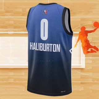 Camiseta All Star 2023 Indiana Pacers Tyrese Haliburton NO 0 Azul