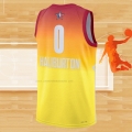 Camiseta All Star 2023 Indiana Pacers Tyrese Haliburton NO 0 Naranja