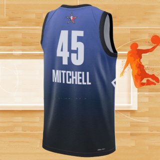 Camiseta All Star 2023 Utah Jazz Donovan Mitchell NO 45 Azul