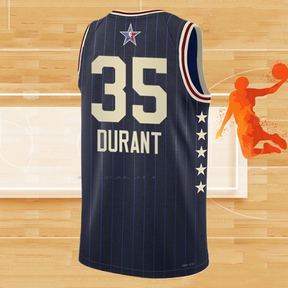 Camiseta All Star 2024 Phoenix Suns Kevin Durant NO 35 Azul