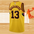 Camiseta Atlanta Hawks Bogdan Bogdanovic NO 13 Ciudad 2021-22 Amarillo