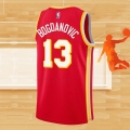 Camiseta Atlanta Hawks Bogdan Bogdanovic NO 13 Icon 2020-21 Rojo