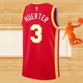 Camiseta Atlanta Hawks Kevin Huerter NO 3 Icon 2020-21 Rojo