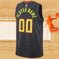 Camiseta Atlanta Hawks Personalizada Icon Negro