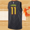 Camiseta Atlanta Hawks Trae Young NO 11 Icon 2018 Negro