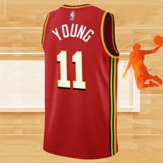 Camiseta Atlanta Hawks Trae Young NO 11 Icon 2022-23 Rojo