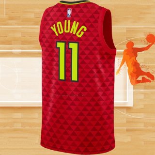 Camiseta Atlanta Hawks Trae Young NO 11 Statement 2019-20 Rojo