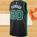 Camiseta Boston Celtics Gordon Hayward NO 20 Statement Negro