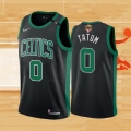 Camiseta Boston Celtics Jayson Tatum NO 0 Statement 2022 NBA Finals Negro