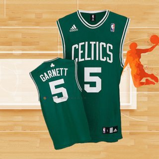 Camiseta Boston Celtics Kevin Garnett NO 5 Verde