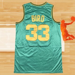 Camiseta Boston Celtics Larry Bird NO 33 Mitchell Ness 1985-86 Verde