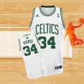 Camiseta Boston Celtics Paul Pierce NO 34 Blanco