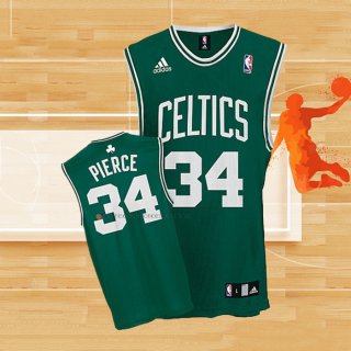 Camiseta Boston Celtics Paul Pierce NO 34 Verde