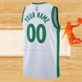 Camiseta Boston Celtics Personalizada Ciudad 2020-21 Blanco