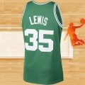 Camiseta Boston Celtics Reggie Lewis NO 35 Mitchell & Ness 1987-88 Verde