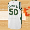 Camiseta Boston Celtics Sviatoslav Mykhailiuk NO 50 Ciudad 2023-24 Blanco