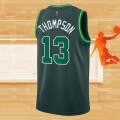 Camiseta Boston Celtics Tristan Thompson NO 13 Earned 2020-21 Verde