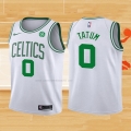 Camiseta Nino Boston Celtics Jayson Tatum NO 0 2017-18 Blanco