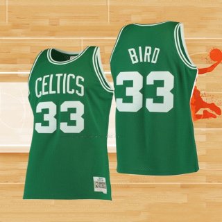 Camiseta Nino Boston Celtics Larry Bird NO 33 Mitchell & Ness 1985-86 Verde