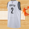 Camiseta Brooklyn Nets Blake Griffin NO 2 Association 2020 Blanco
