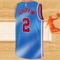 Camiseta Brooklyn Nets Blake Griffin NO 2 Classic 2020-21 Azul