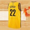 Camiseta Brooklyn Nets Caris Levert NO 22 Ciudad 2020-21 Amarillo