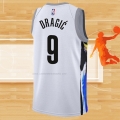 Camiseta Brooklyn Nets Goran Dragic NO 9 Ciudad 2022-23 Blanco