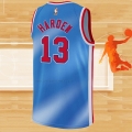 Camiseta Brooklyn Nets James Harden NO 13 Classic 2020-21 Azul