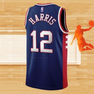 Camiseta Brooklyn Nets Joe Harris NO 12 Ciudad 2021-22 Azul