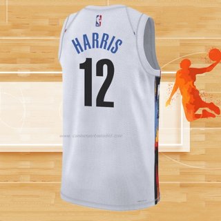 Camiseta Brooklyn Nets Joe Harris NO 12 Ciudad 2022-23 Blanco
