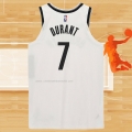 Camiseta Brooklyn Nets Kevin Durant NO 7 Association Autentico Blanco