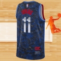 Camiseta Brooklyn Nets Kyrie Irving NO 11 Select Series Azul