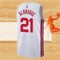 Camiseta Brooklyn Nets LaMarcus Aldridge NO 21 Classic 2022-23 Blanco