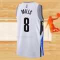 Camiseta Brooklyn Nets Patty Mills NO 8 Ciudad 2022-23 Blanco