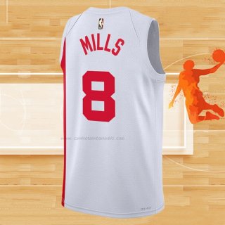 Camiseta Brooklyn Nets Patty Mills NO 8 Classic 2022-23 Blanco