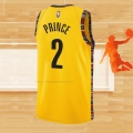 Camiseta Brooklyn Nets Taurean Prince NO 2 Ciudad 2020-21 Amarillo