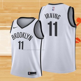 Camiseta Nino Brooklyn Nets Kyrie Irving NO 11 Association 2019 Blanco