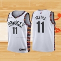 Camiseta Nino Brooklyn Nets Kyrie Irving NO 11 Ciudad 2019-20 Blanco